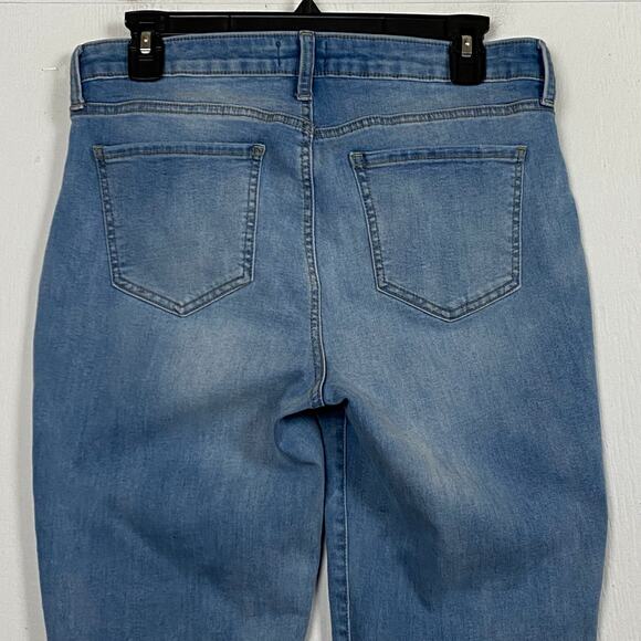 NYDJ Curves 360 Slim Straight Ankle Jeans Size 8 Short - Picture 5 of 7